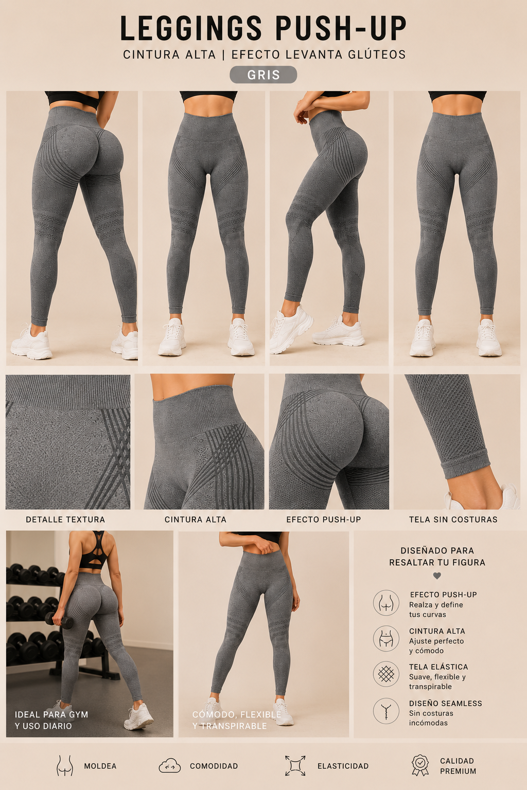 Velmora Active Gris