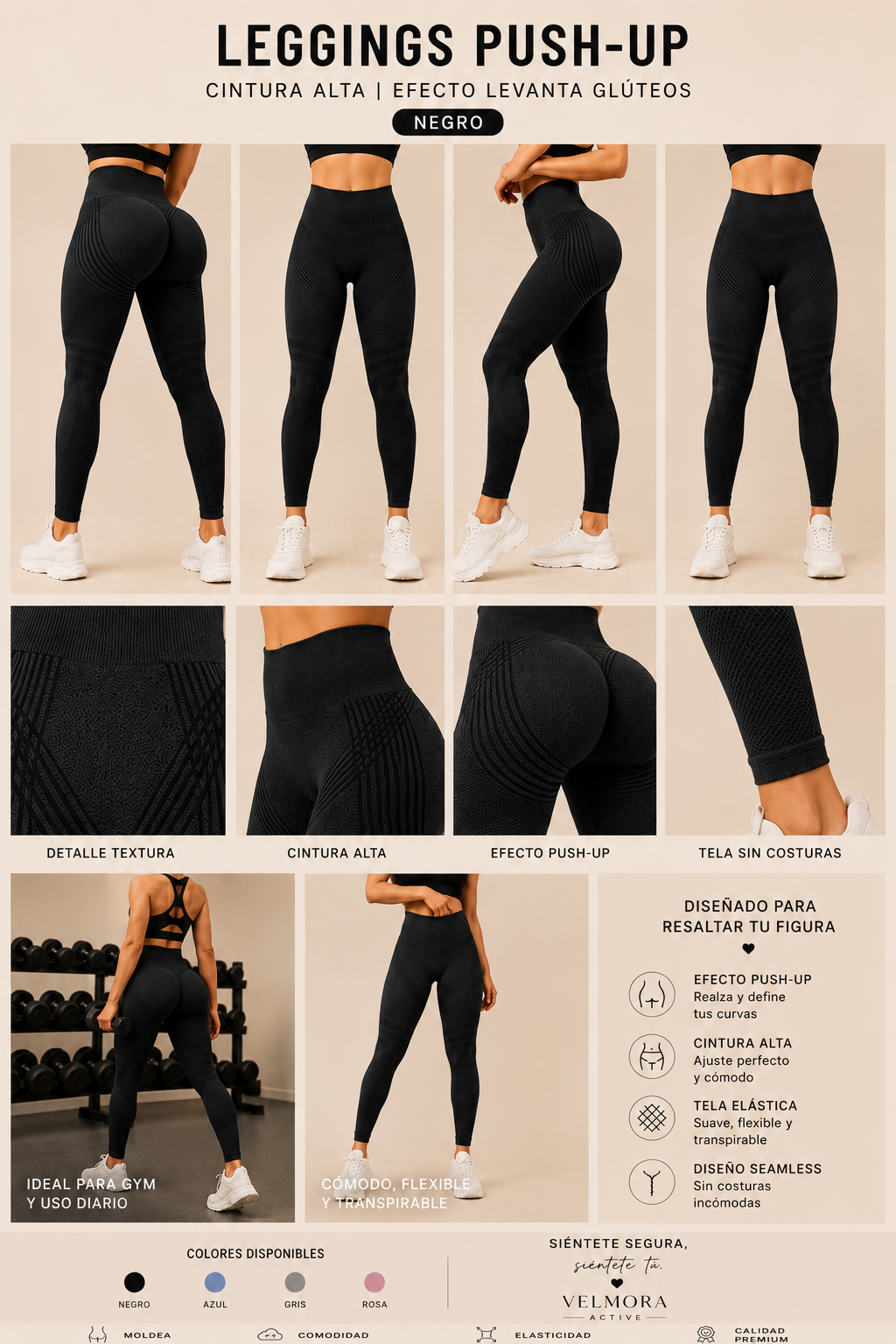 Velmora Active Negro